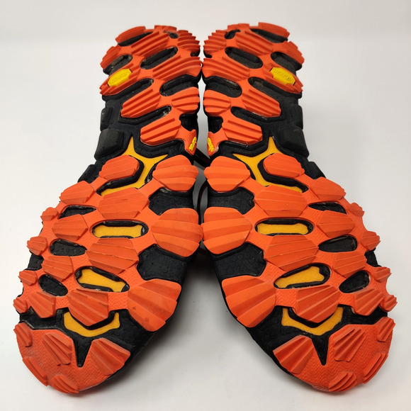 New Balance Minimus 1010v2 Trail Running Shoes Mens 9.5 D Gray Orange MT1010T2 - Picture 14 of 16